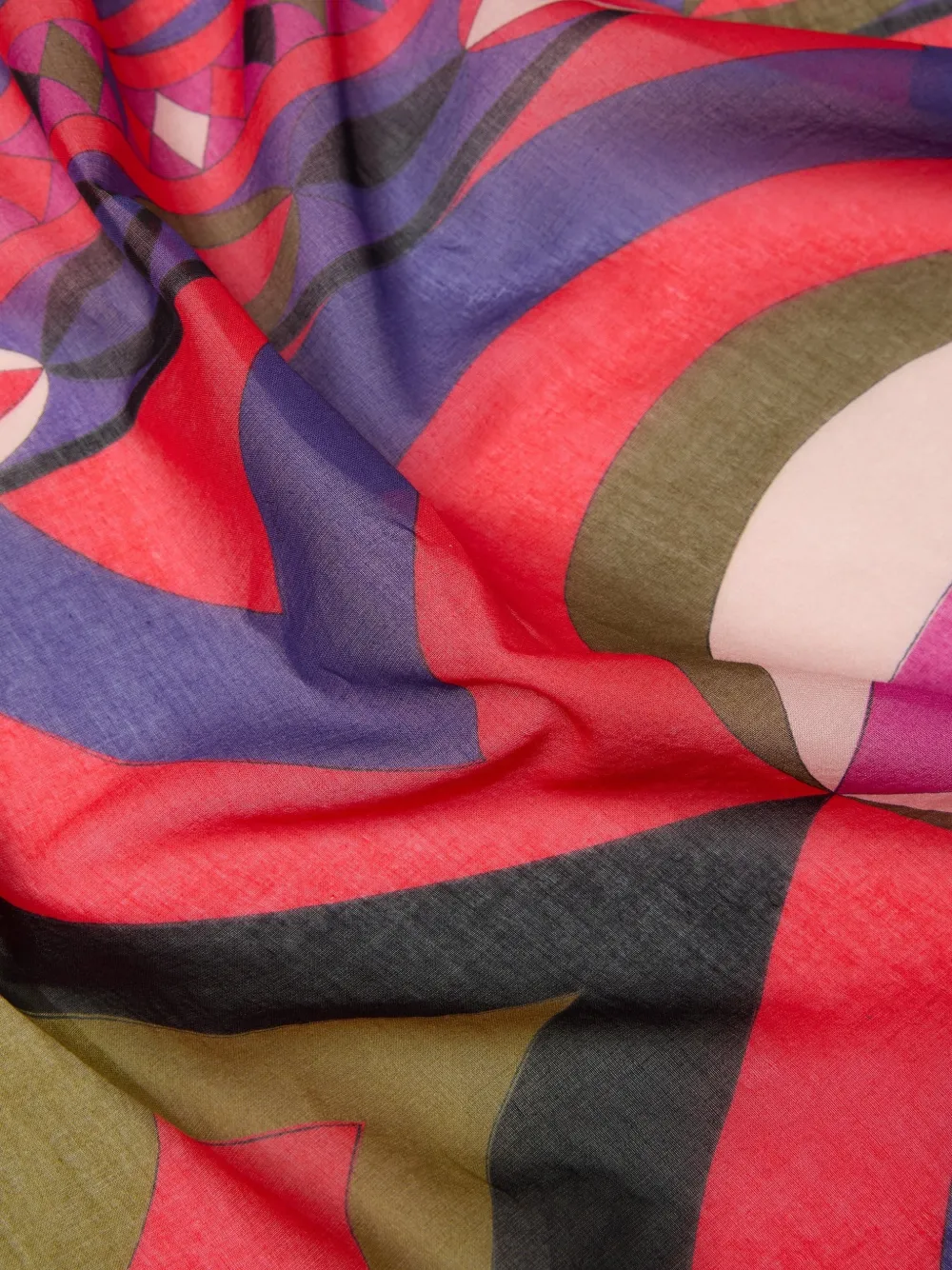  Pucci Pareo Con Estampado Collane - Morado 
