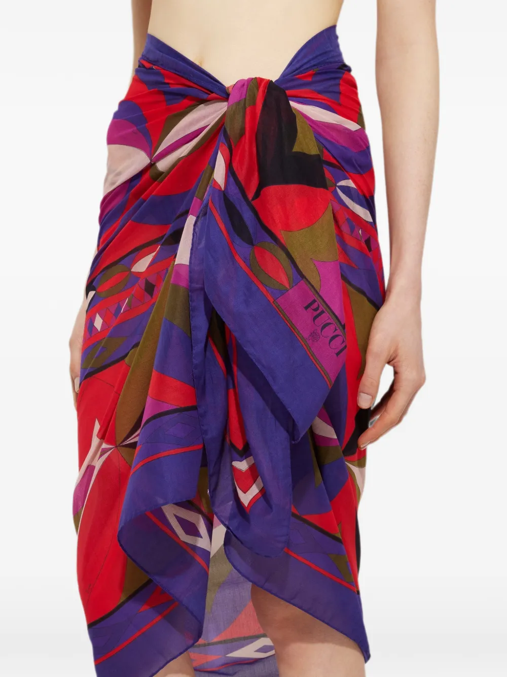 PUCCI Wikkeldoek met Callone-print Paars