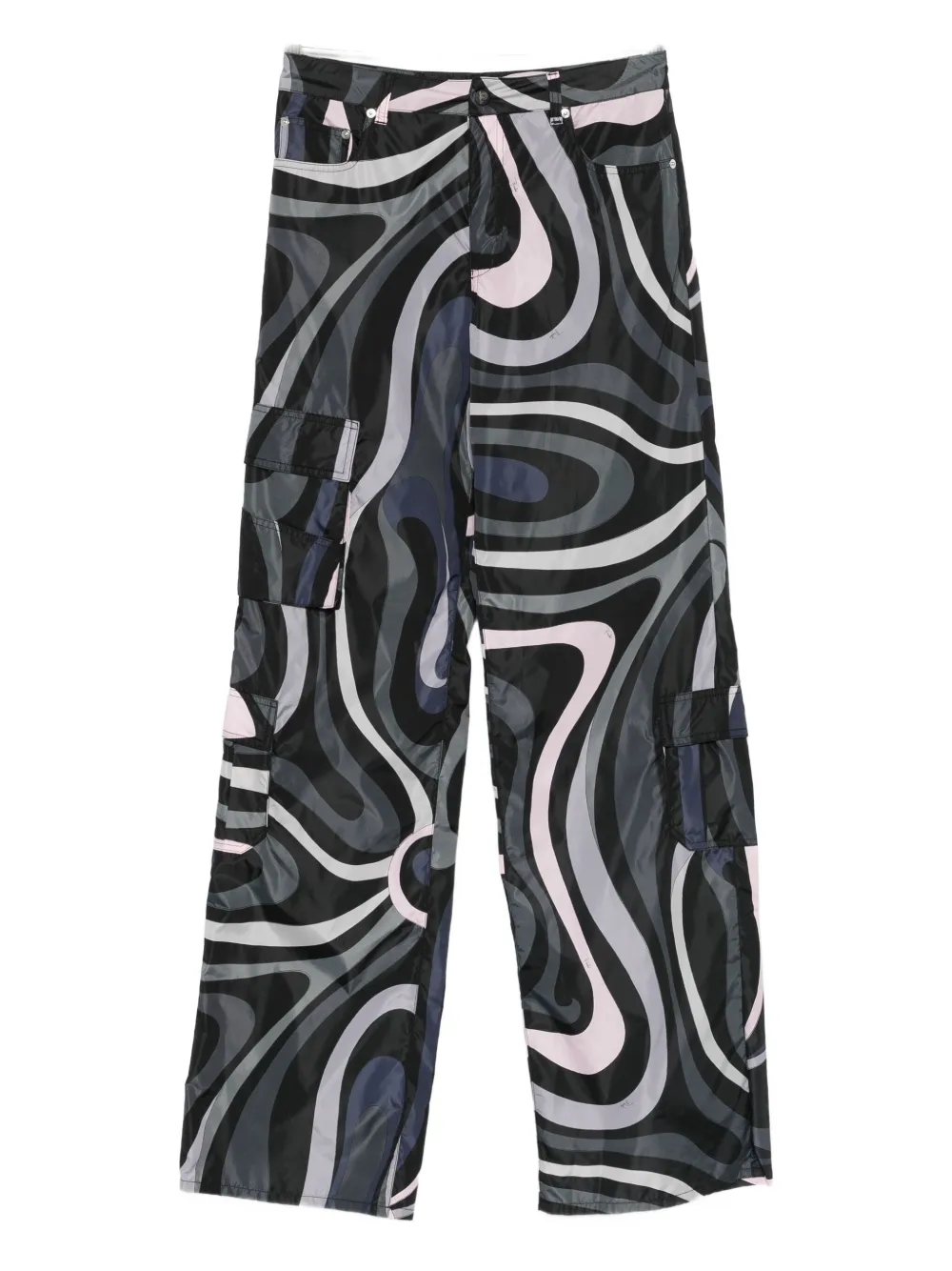 Pucci Swirl-print Cargo Trousers In Multi