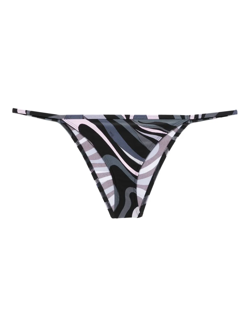 Pucci Abstract-print Bikini Bottom In Multi