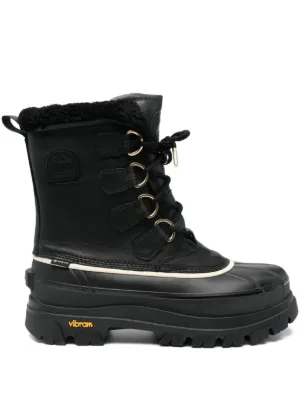 SOREL Caribou lace-up Snow Boots | Black | FARFETCH