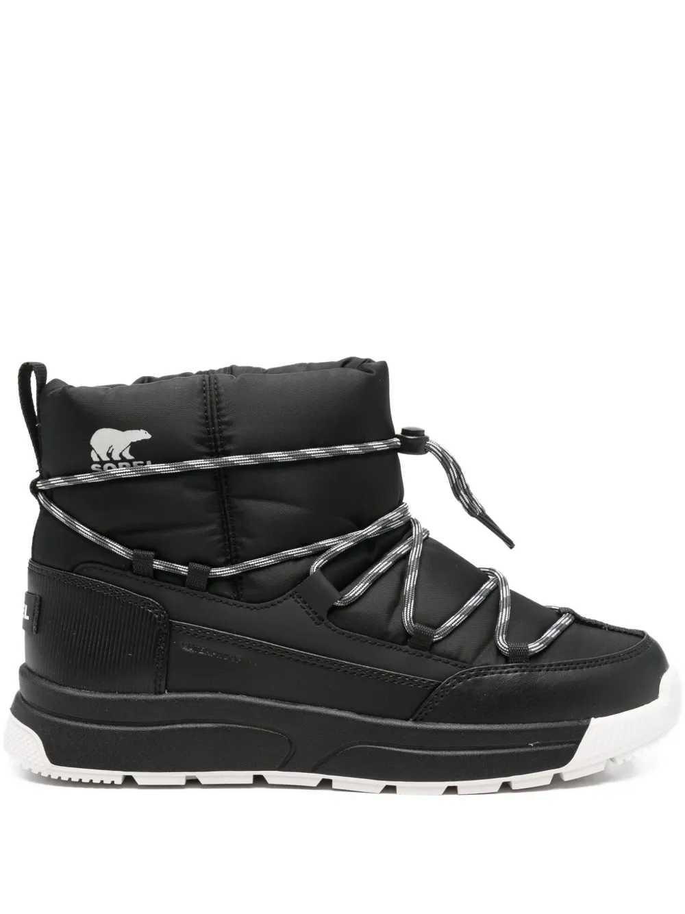 Sorel Whitney™ Iii Padded Lace-up Ankle Boots In Black