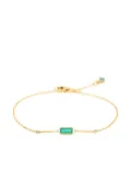 YI Collection 18K yellow gold emerald bar bracelet