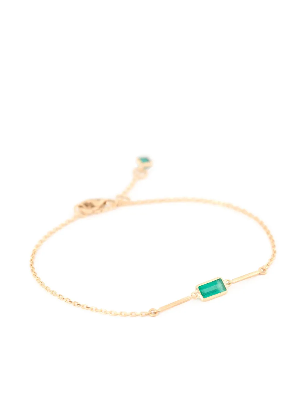 YI Collection pulsera en oro amarillo de 18kt con esmeralda | Image 2