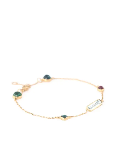 YI Collection 18K yellow gold Candy aquamarine and tourmaline bracelet