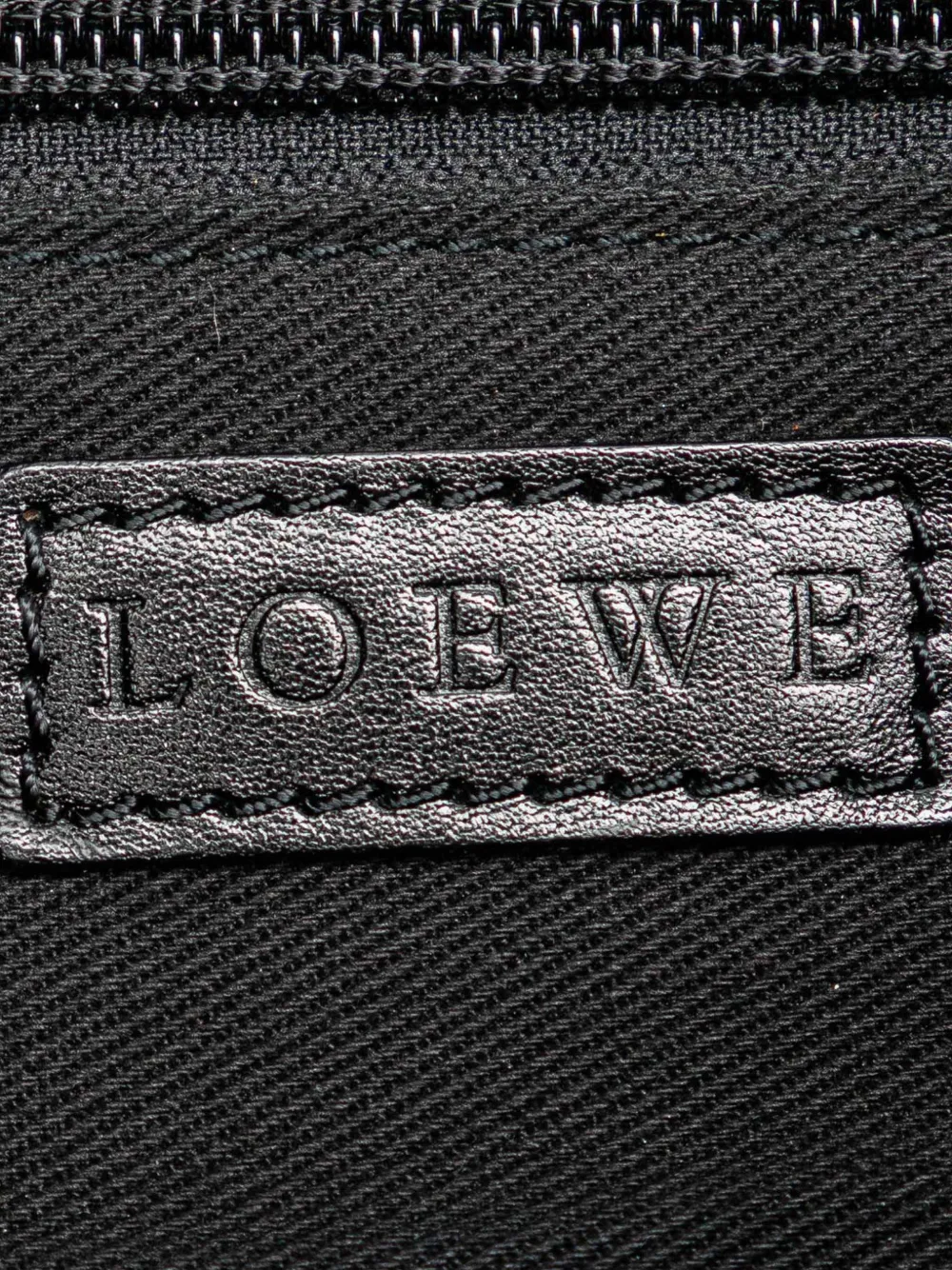 Pre-owned Loewe 2003 Anagram Canvas Messenger Bag Crossbody Bag In Brown