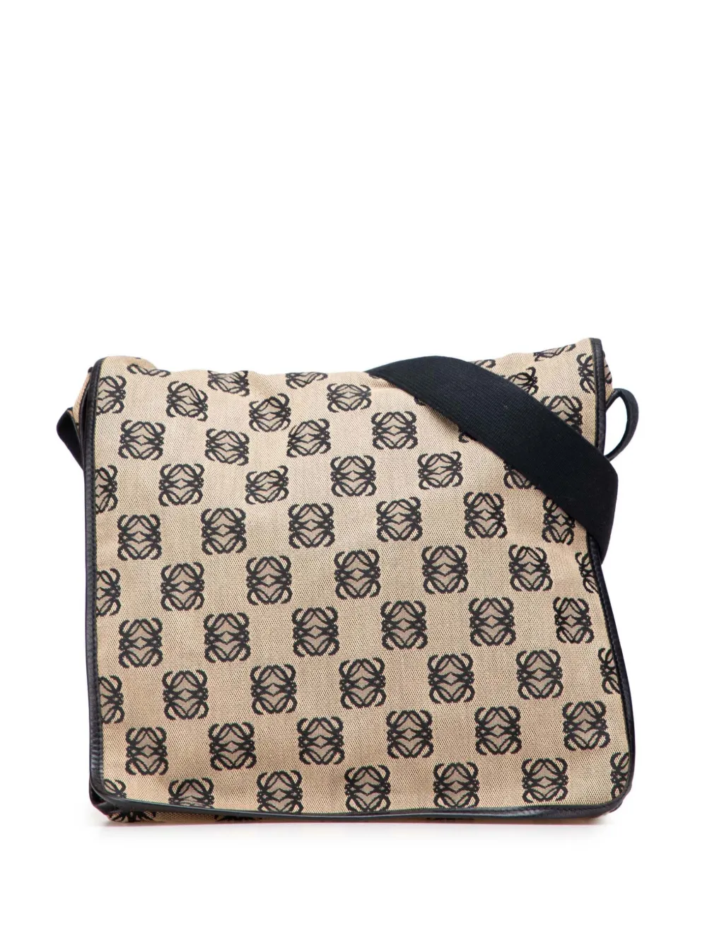 Loewe Pre-Owned 2003 Anagram Canvas Messenger Bag crossbody bag | Brown | Image 1