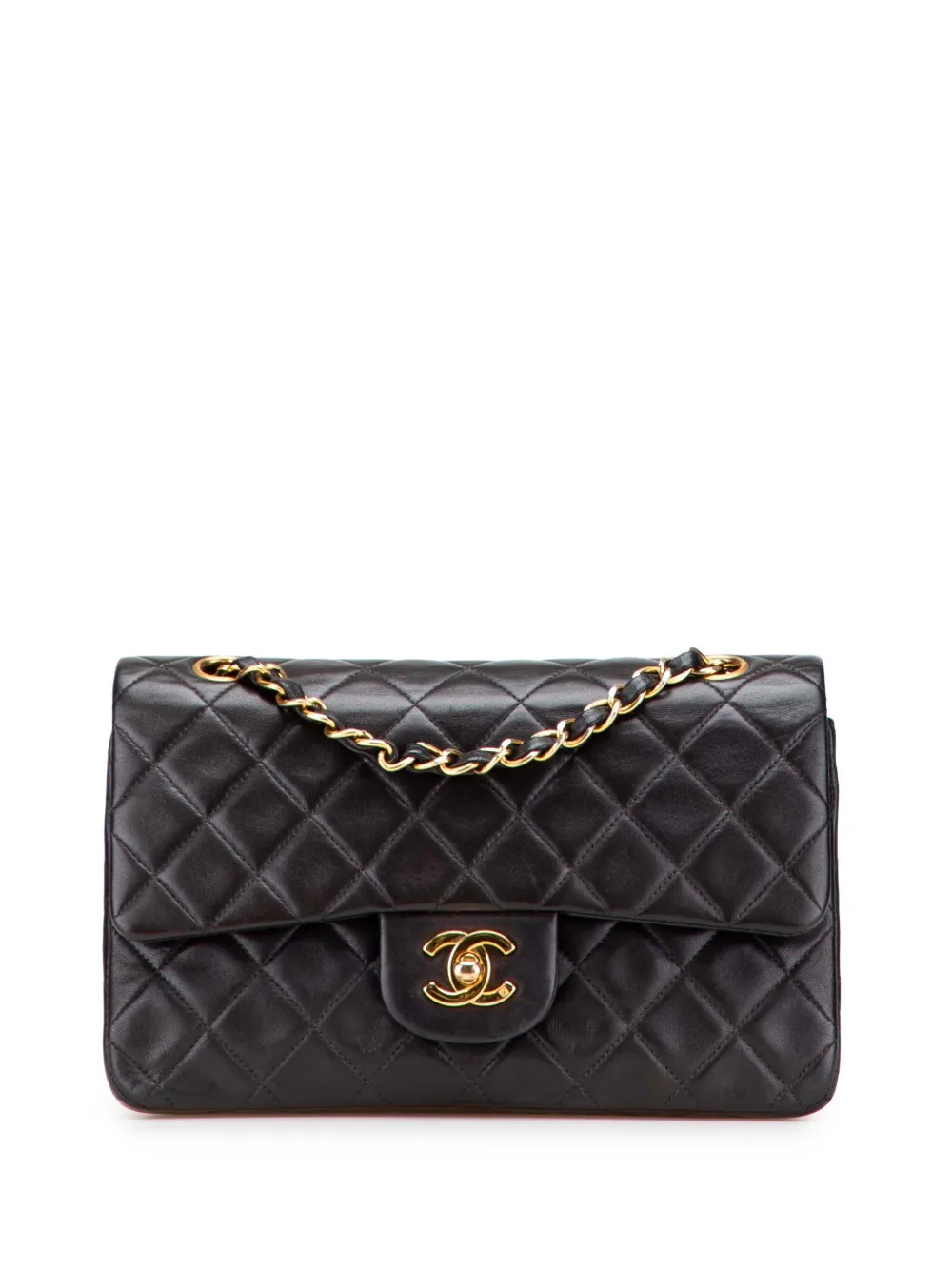 CHANEL Pre-Owned 1996-1997 Small Classic Lambskin Double Flap shoulder CHANEL Pre-Owned 1996-1997 Small Classic Lambskin Double Flap shoulder