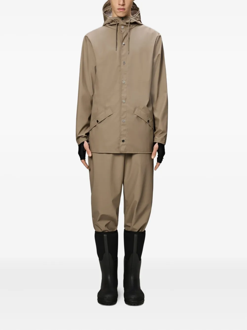 Rains Jack met capuchon Beige