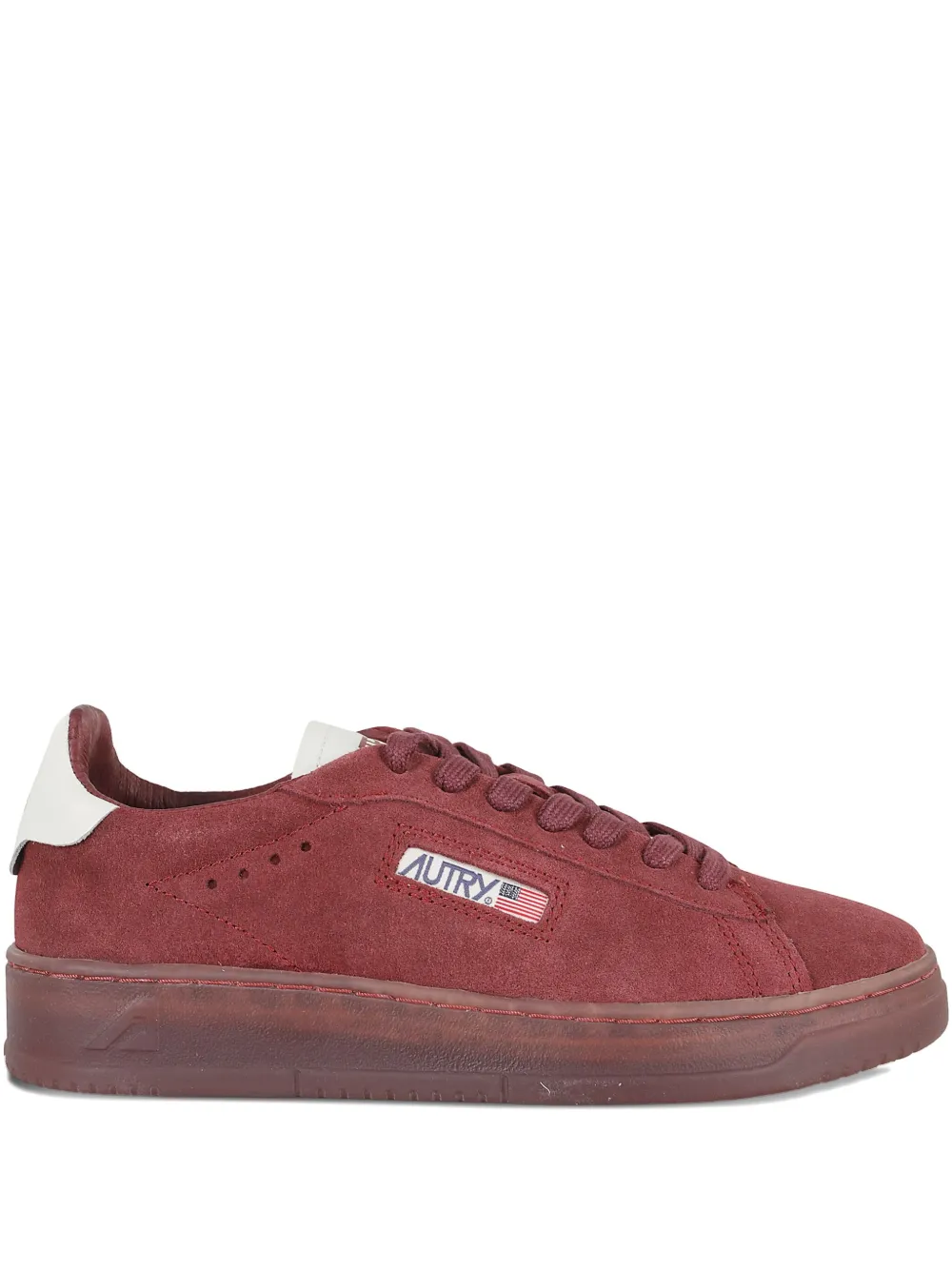 Autry Dallas suede leather sneakers Red