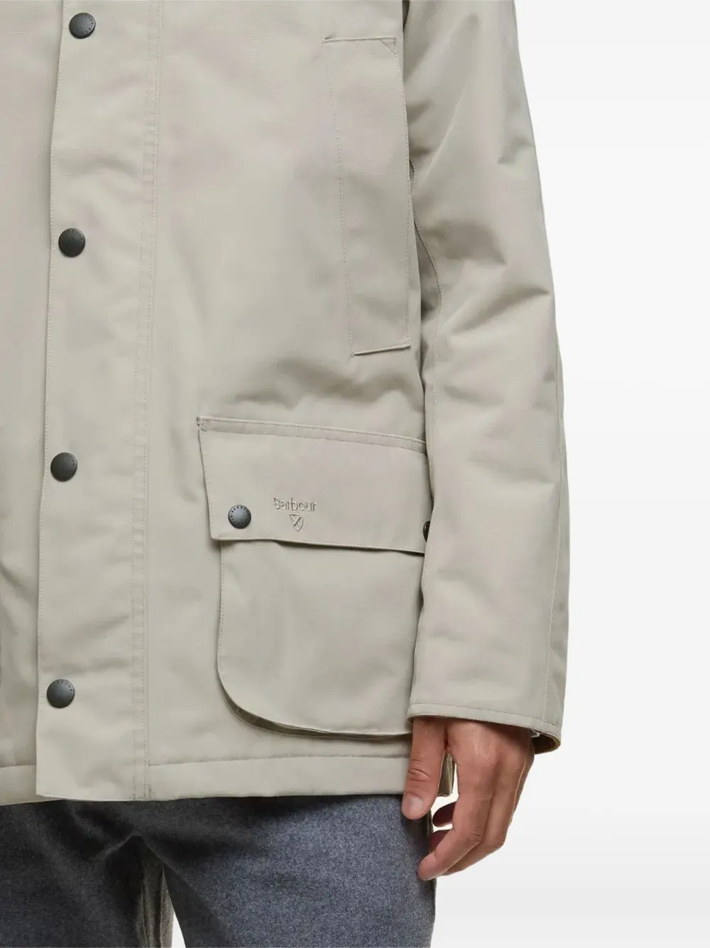 Barbour Ashby Waterproof Jacket In Neutral