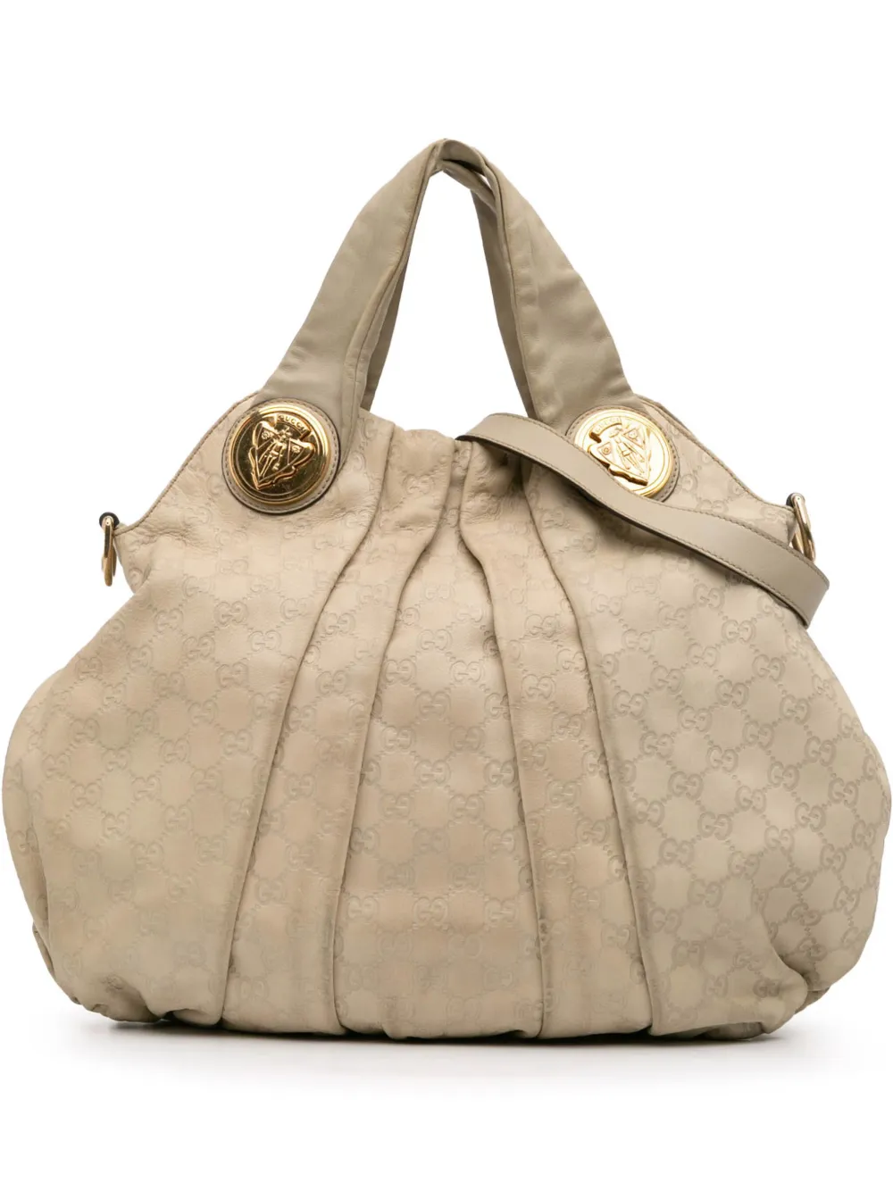 Gucci Pre-Owned 2016-2025 Large Guccissima Hysteria satchel | Brown | Image 1