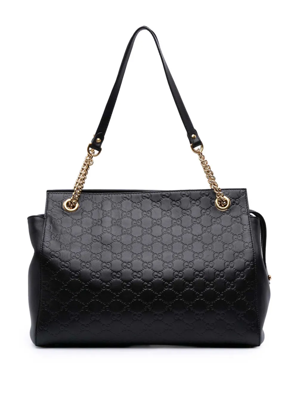 Gucci Pre-Owned 2016-2025 Medium Guccissima Soft Signature tote bag | Black | Image 1