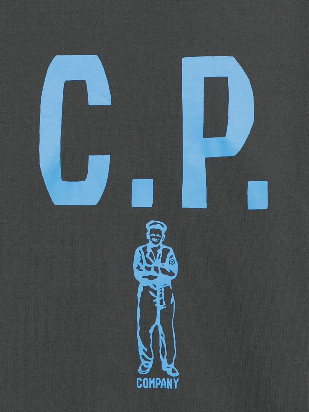 C.P. Company T-shirt met logoprint Grijs