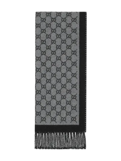 Gucci bufanda con motivo GG en jacquard