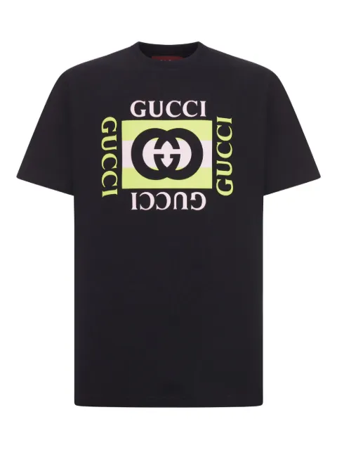 Gucci logo-plaque cotton T-shirt