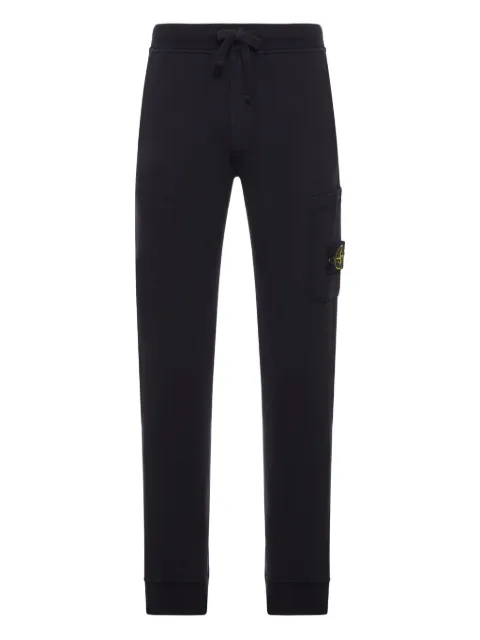 Stone Island patch-pocket cotton track pants
