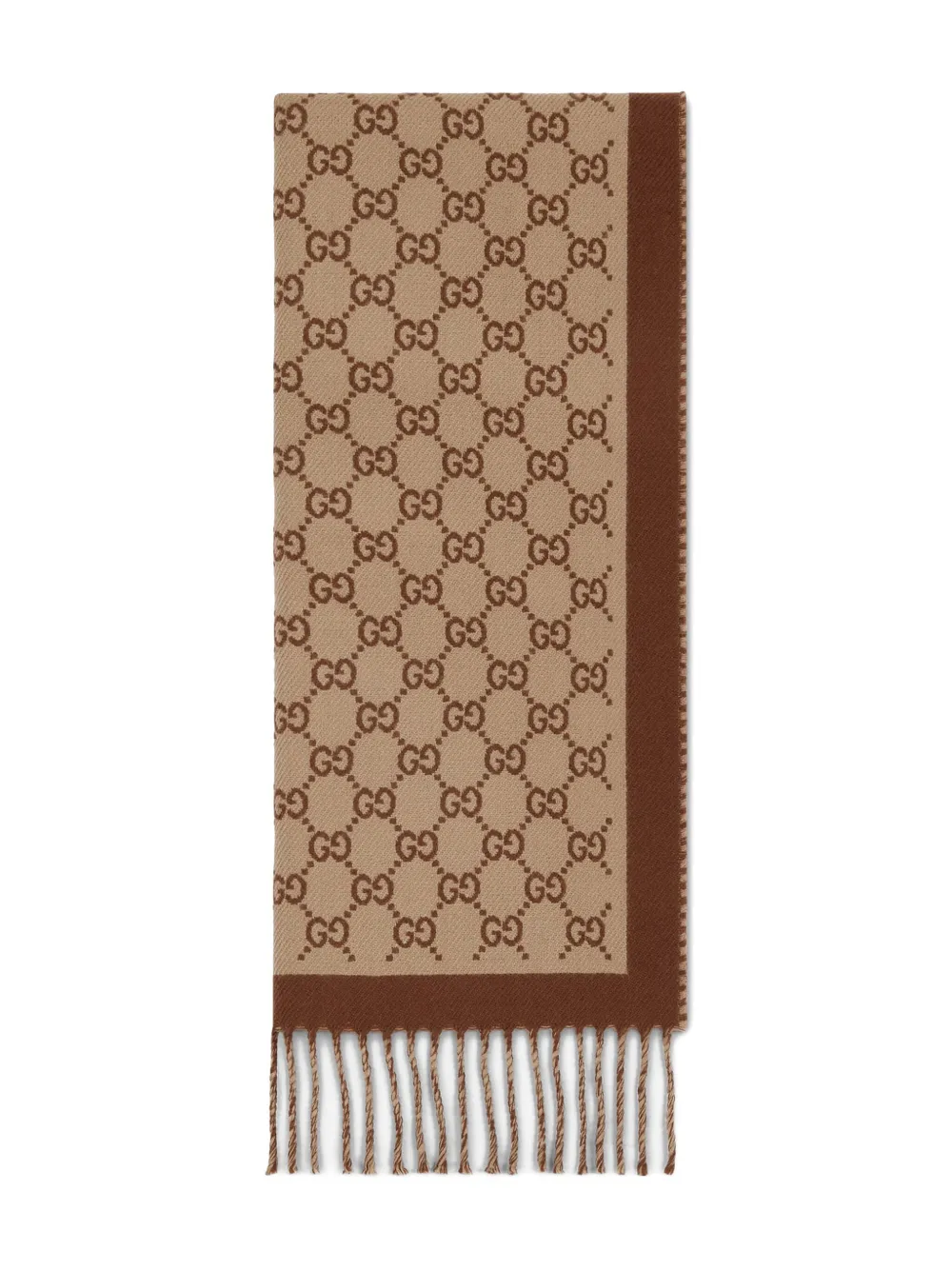 【美品】希少GUCCI スカーフ　マフラー　34× 130グッチ　シルク GUCCI グッチ マフラー スカーフ ストール メンズ レディース GG