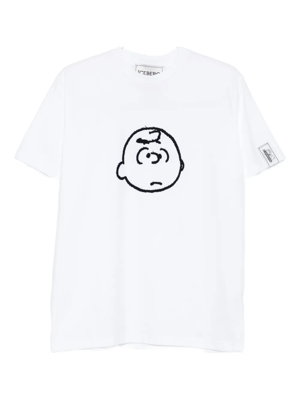 Iceberg x Peanuts embroidered T-shirt Wit