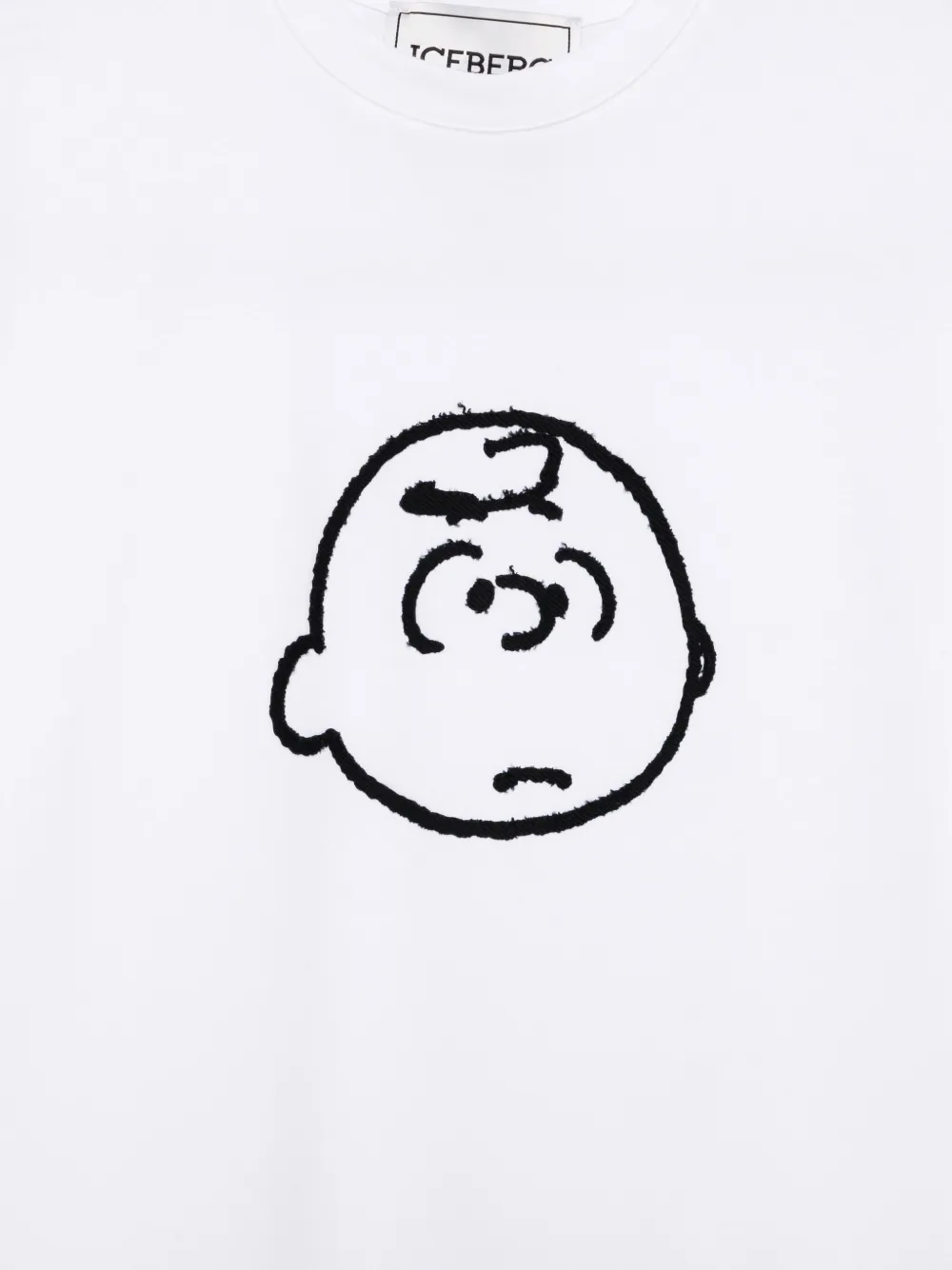 Iceberg x Peanuts embroidered T-shirt Wit