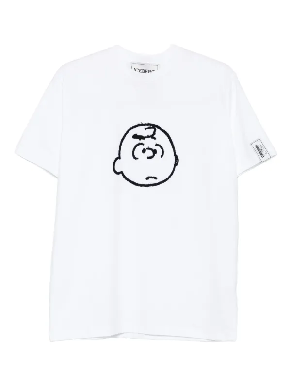 レア■アイスバーグ×ピーナッツ Tシャツ■スヌーピー ■黒■メンズLサイズ