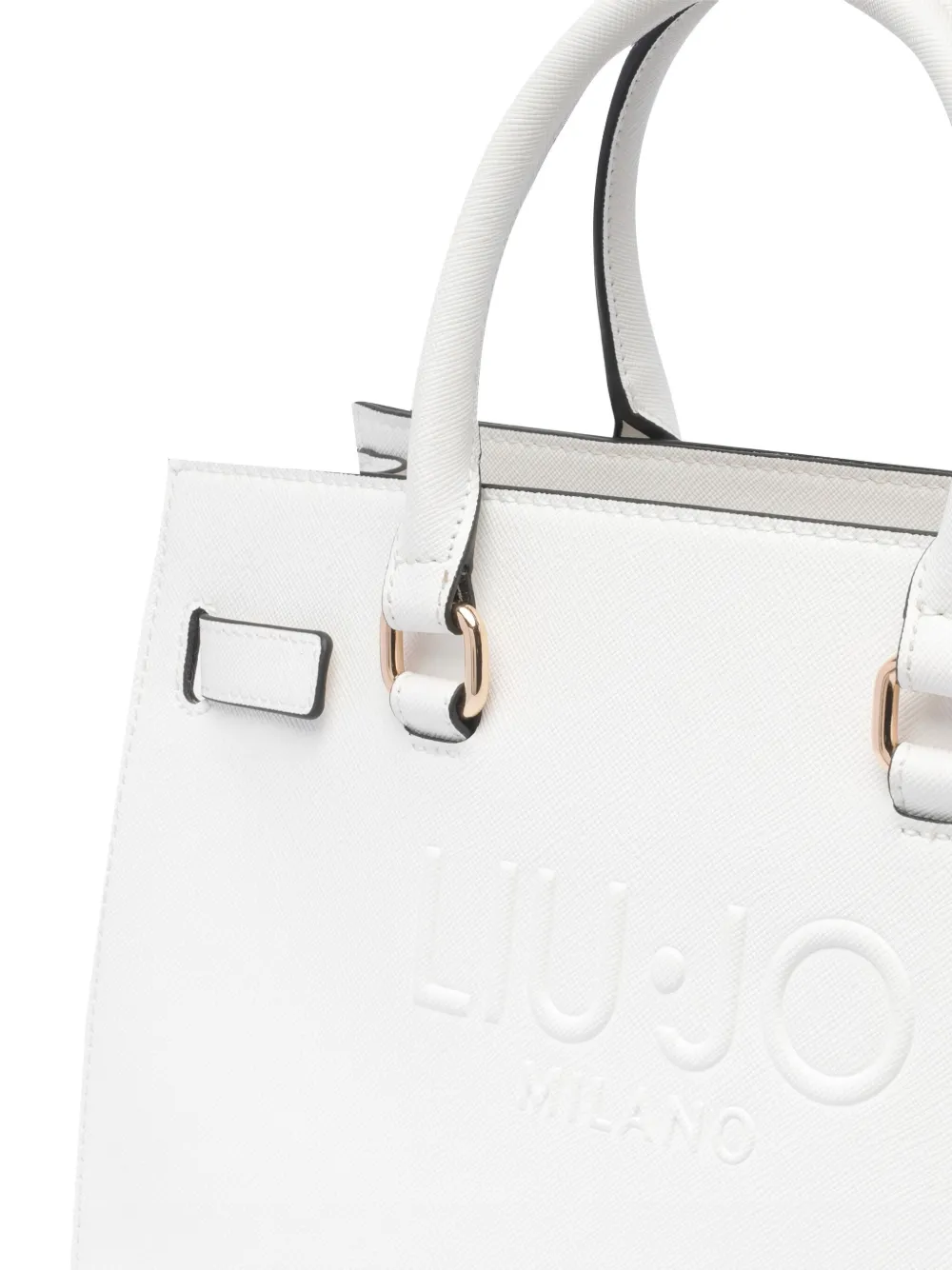 LIU JO Shopper met logo-reliëf Wit