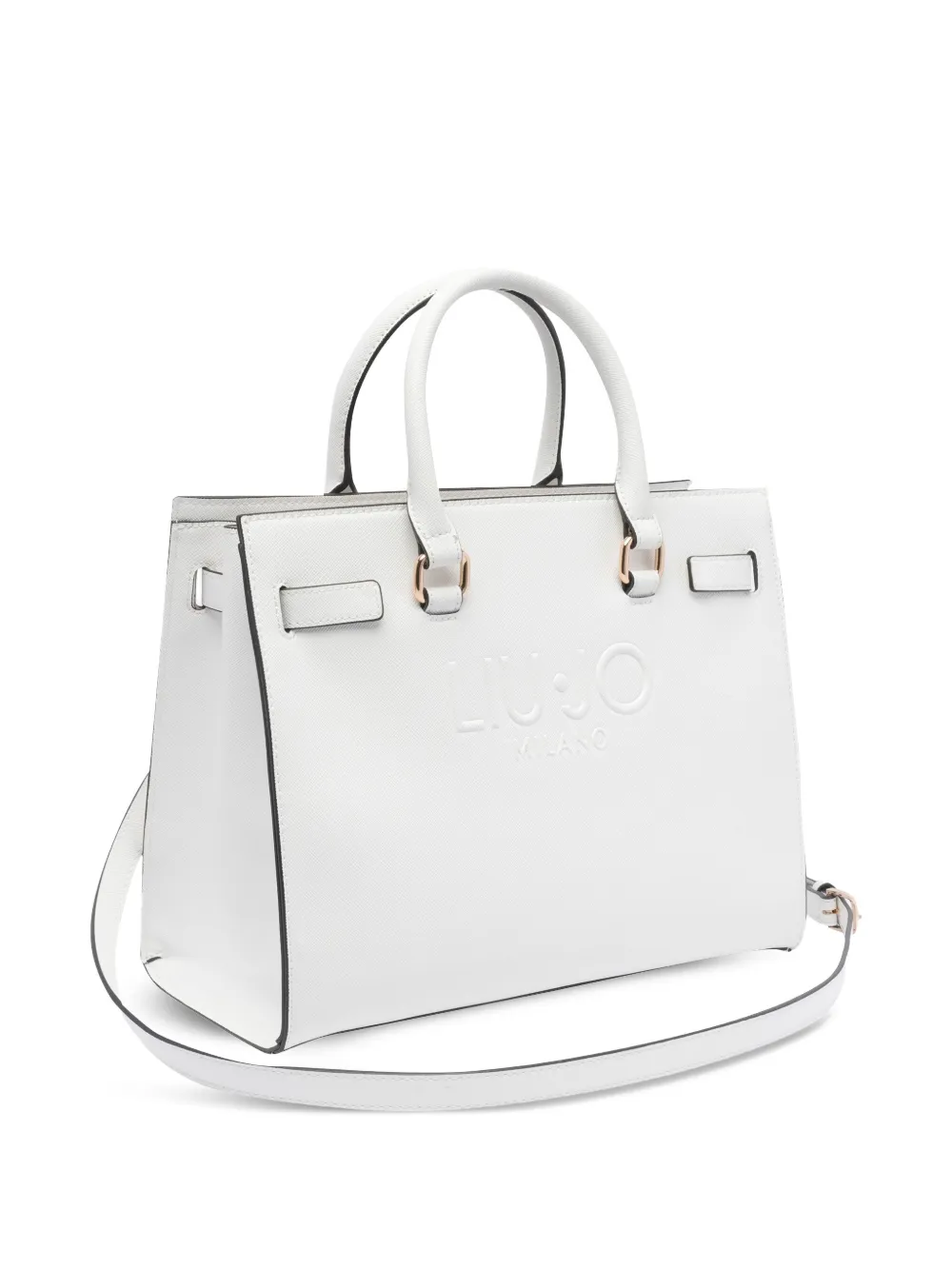 LIU JO Shopper met logo-reliëf Wit