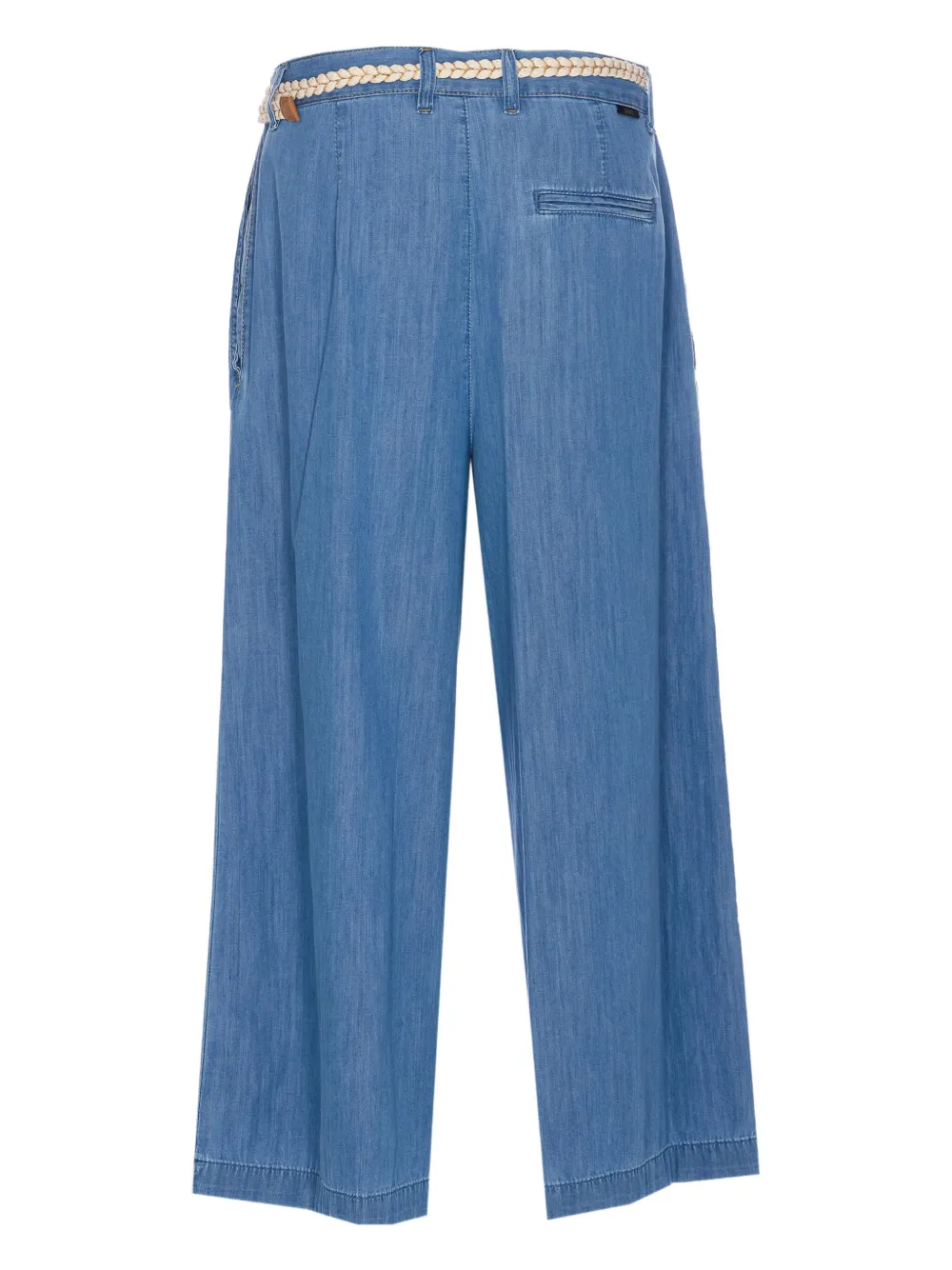 LIU JO Straight plooibroek Blauw