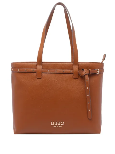 LIU JO belted studded tote bag