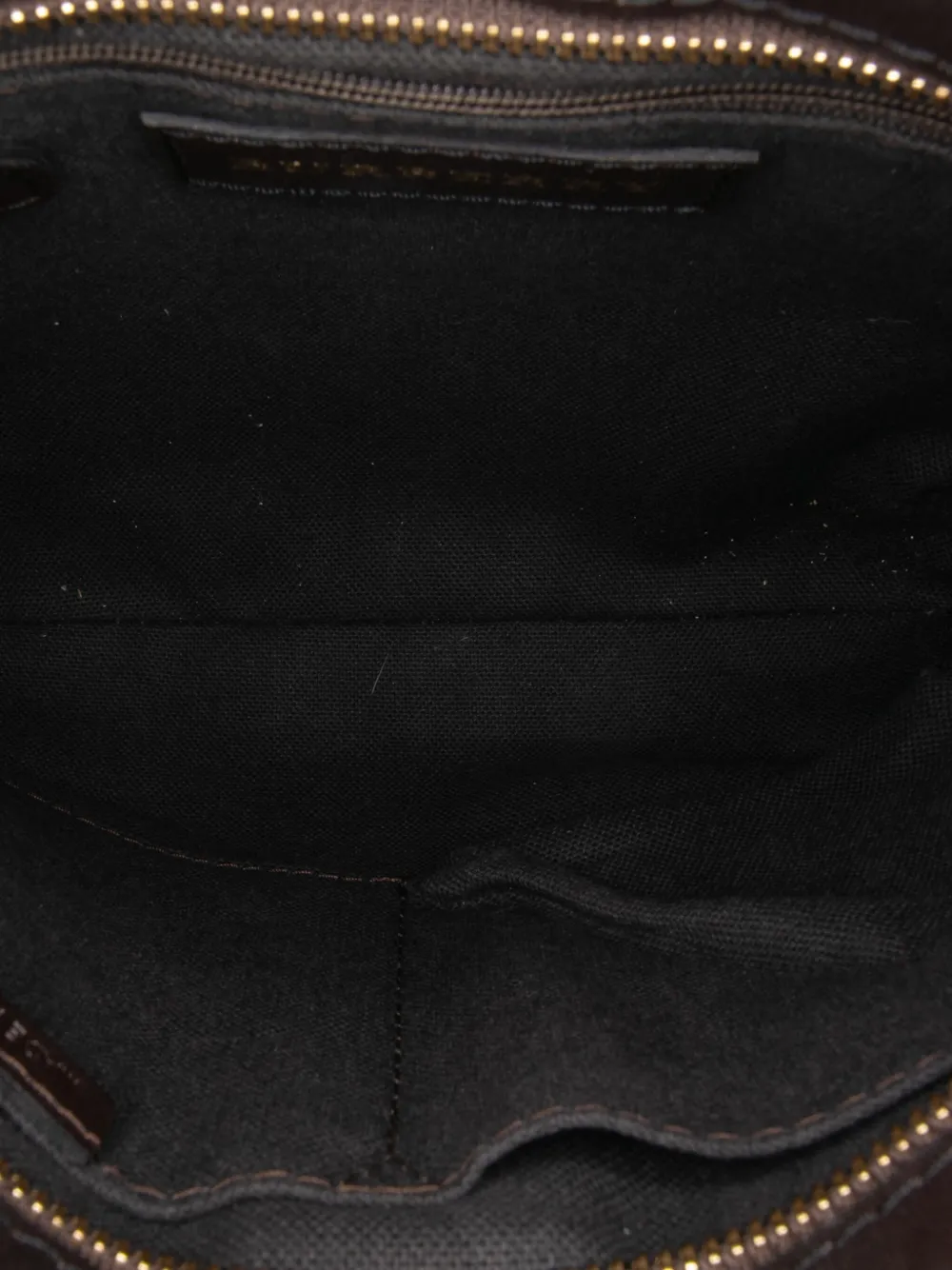 Pre-owned Burberry 2000-2017 Medium Haymarket Check Coated Canvas Hartham Crossbody Bag In Brown