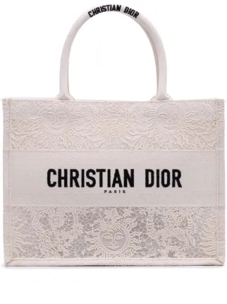 Christian Dior Pre-Owned 2023 ミディアム キャンバス D レース サン
