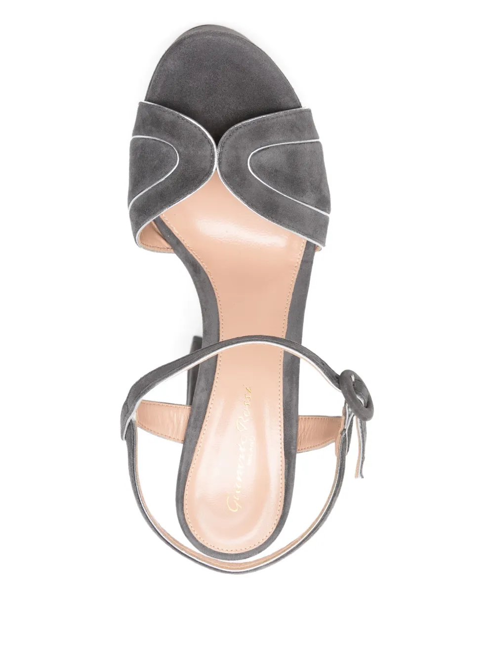 Gianvito Rossi Suède sandalen Grijs
