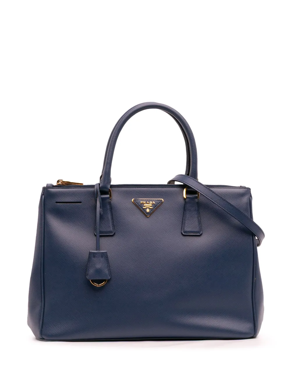 Prada Pre-Owned 2000-2025 Medium Saffiano Lux Galleria Double Zip Prada Pre-Owned 2000-2025 Medium Saffiano Lux Galleria Double Zip