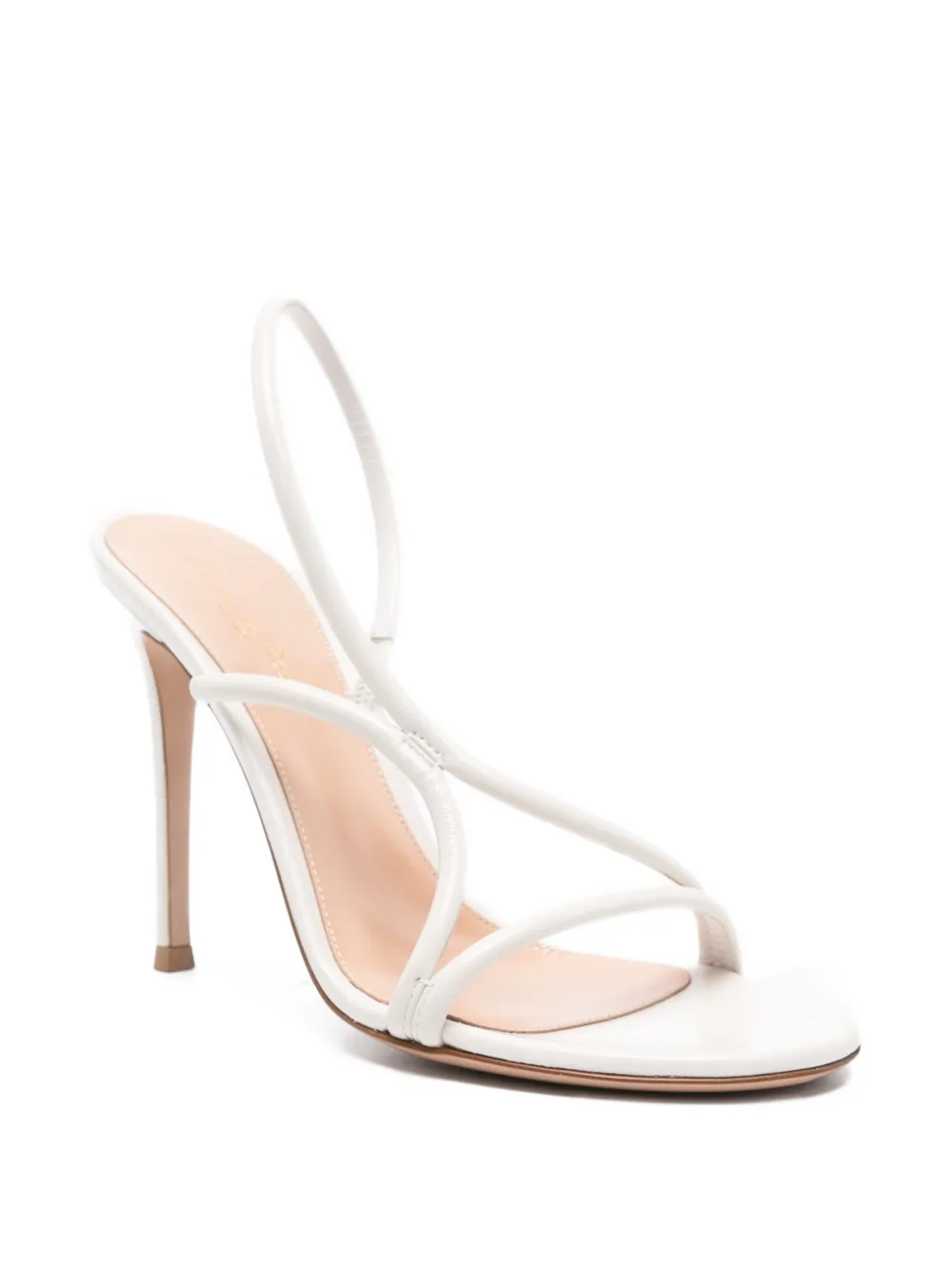 Gianvito Rossi slingback leather sandals White