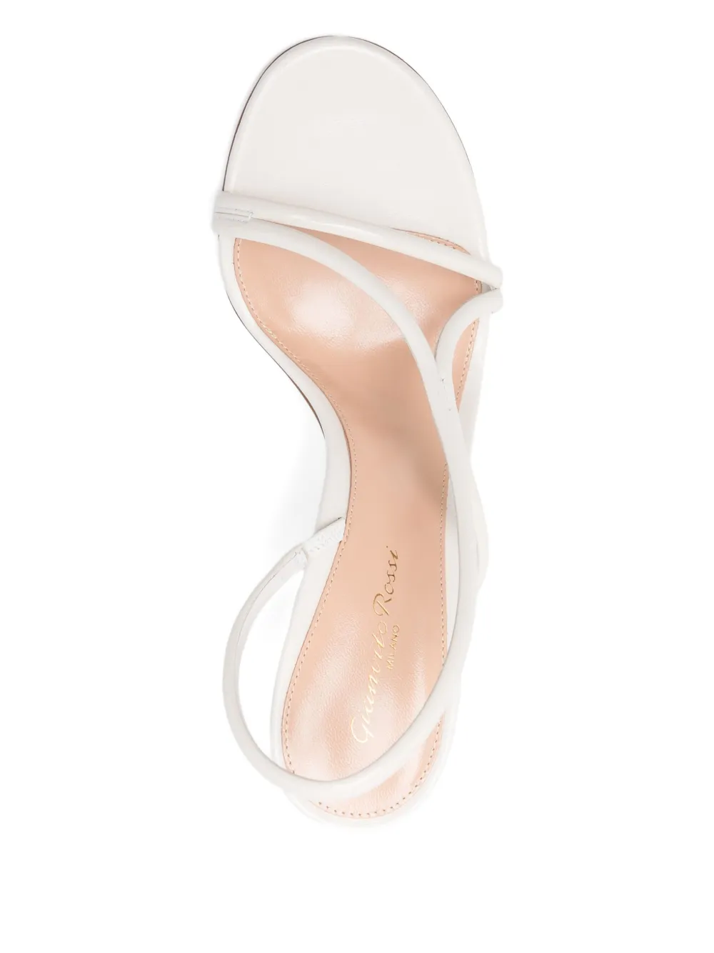 Gianvito Rossi slingback leather sandals White