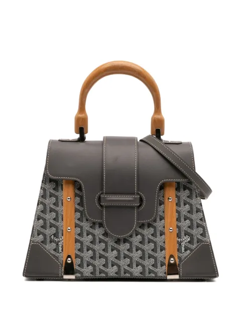 Goyard Pre-Owned 2016 Goyardine Saigon Structured PM satchel