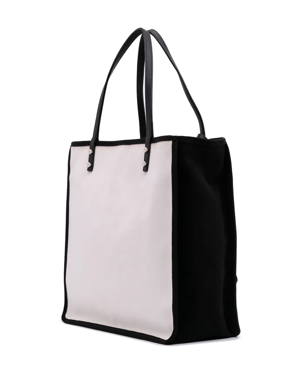 Pre-owned Chanel 2014-2015 Small Canvas Lets Demonstrate Tote Bag In White