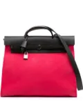 Hermès Pre-Owned 2017 Toile Herbag Zip 39 satchel - Pink