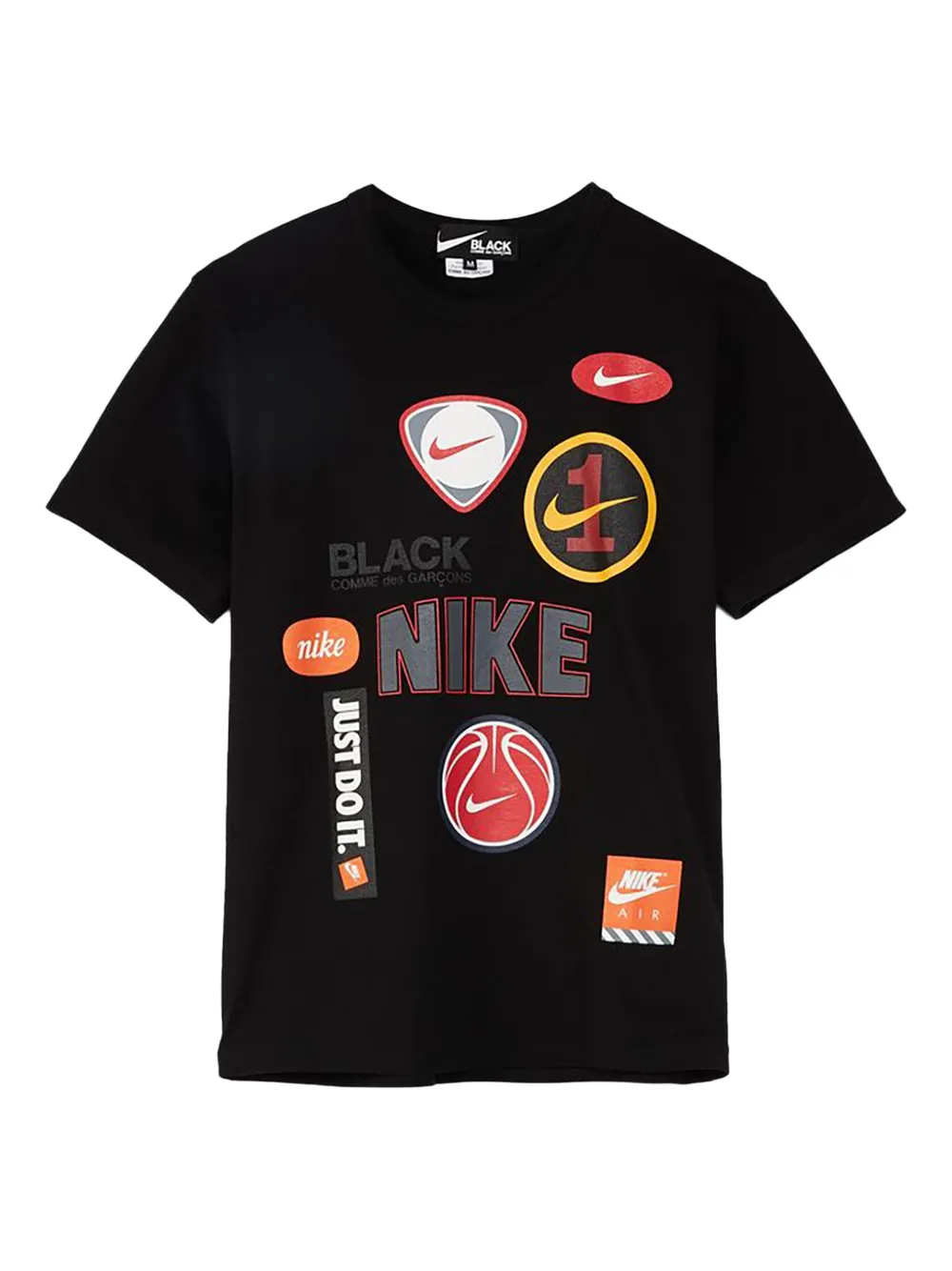 Comme Des Garçons Play logo-patch T-shirt | Black | Image 1