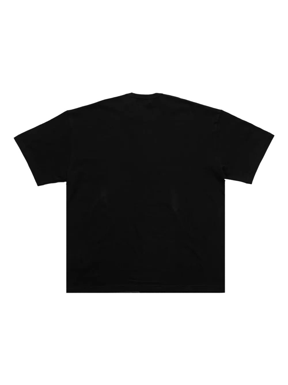 Comme des Garçons Homme Swoosh T-shirt met cirkelprint - Zwart