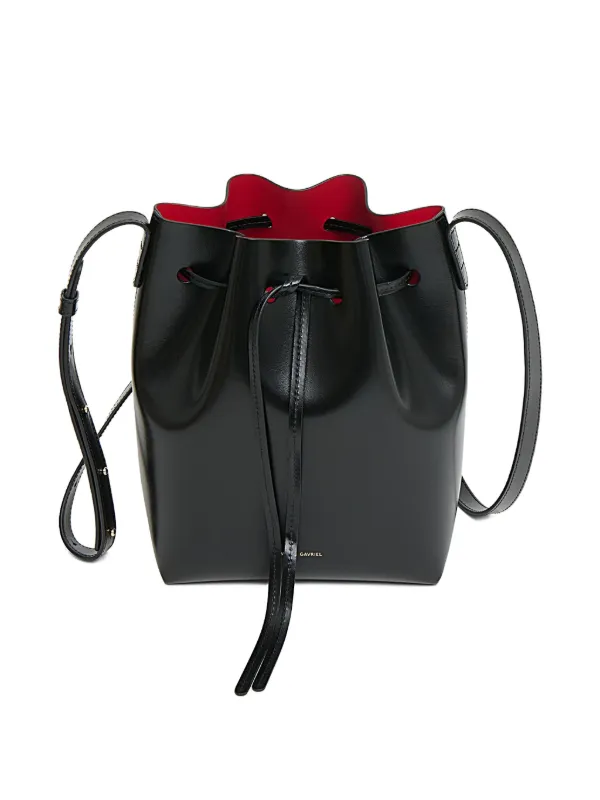 Mansur Gavriel レザー バケットバッグ | ブラック | FARFETCH JP