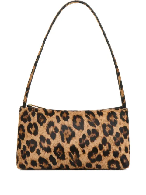 Mansur Gavriel Gaia leopard-print calf-hair shoulder bag