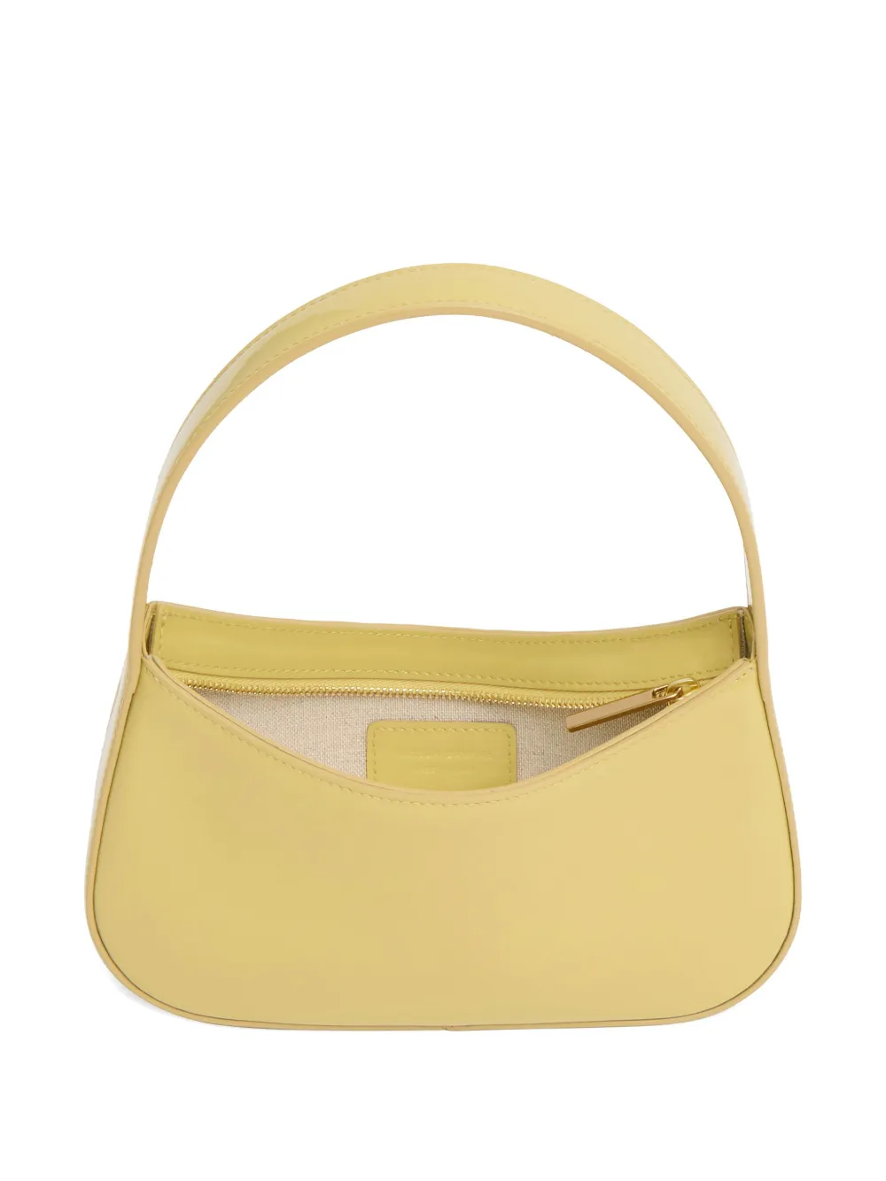 Mansur Gavriel Mini Bonbon Patent Leather Shoulder Bag In Yellow
