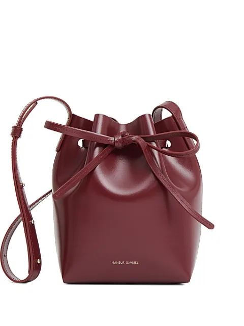 Mansur Gavriel mini leather bucket bag