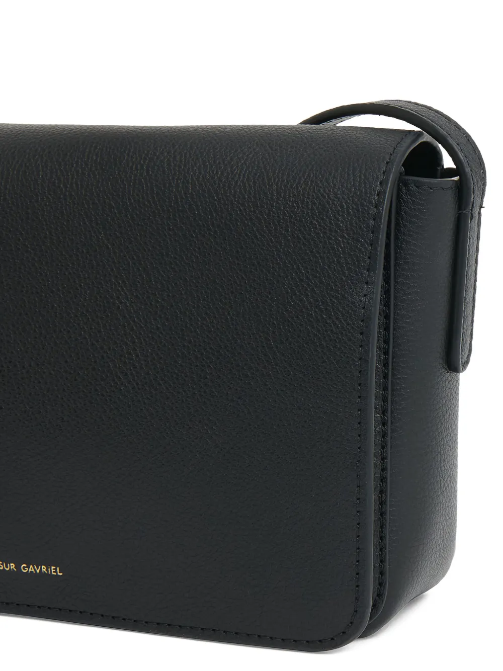 Mansur Gavriel Clio leren crossbodytas Zwart