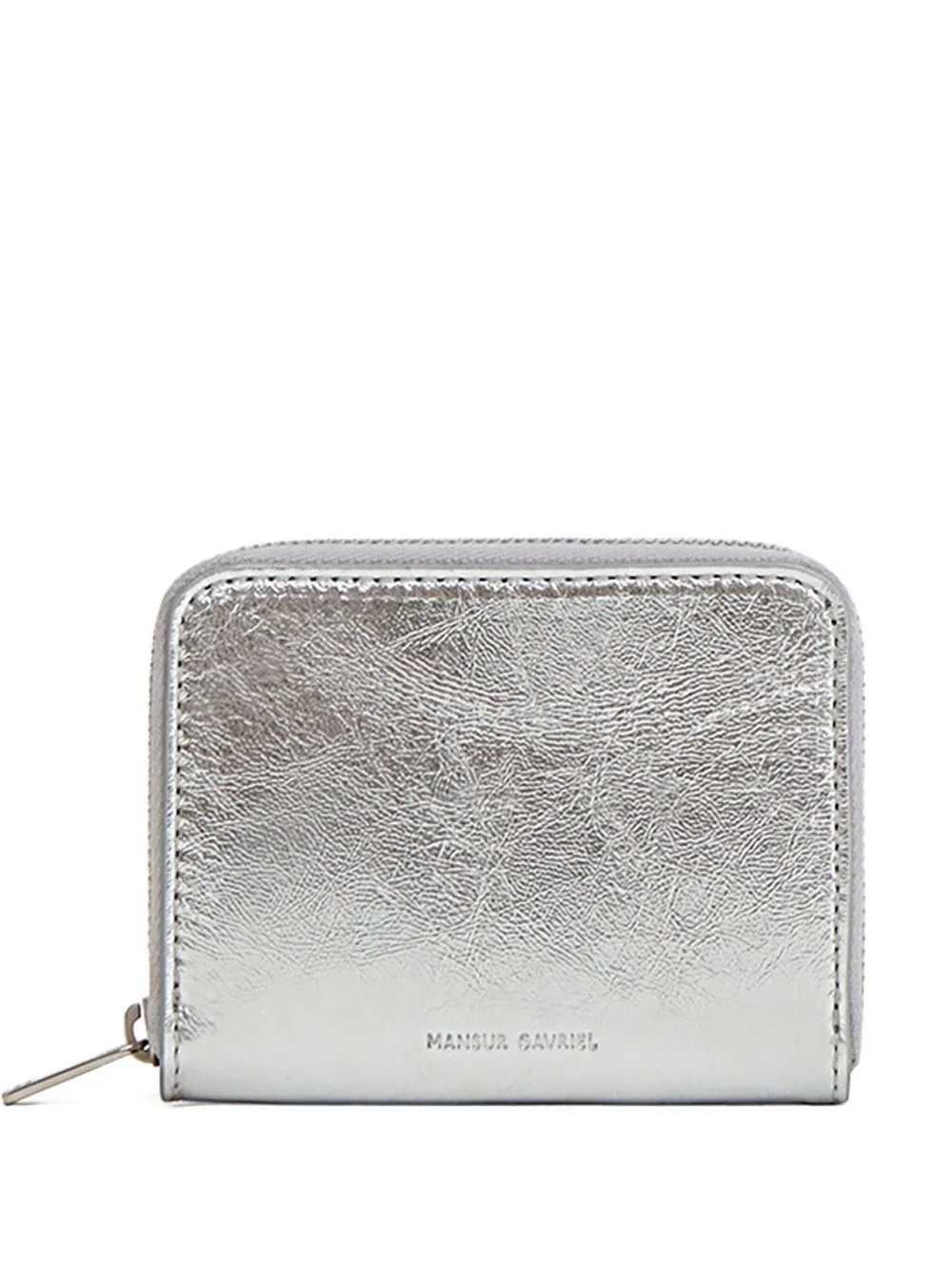 Mansur Gavriel logo-detail wallet | Silver | Image 1