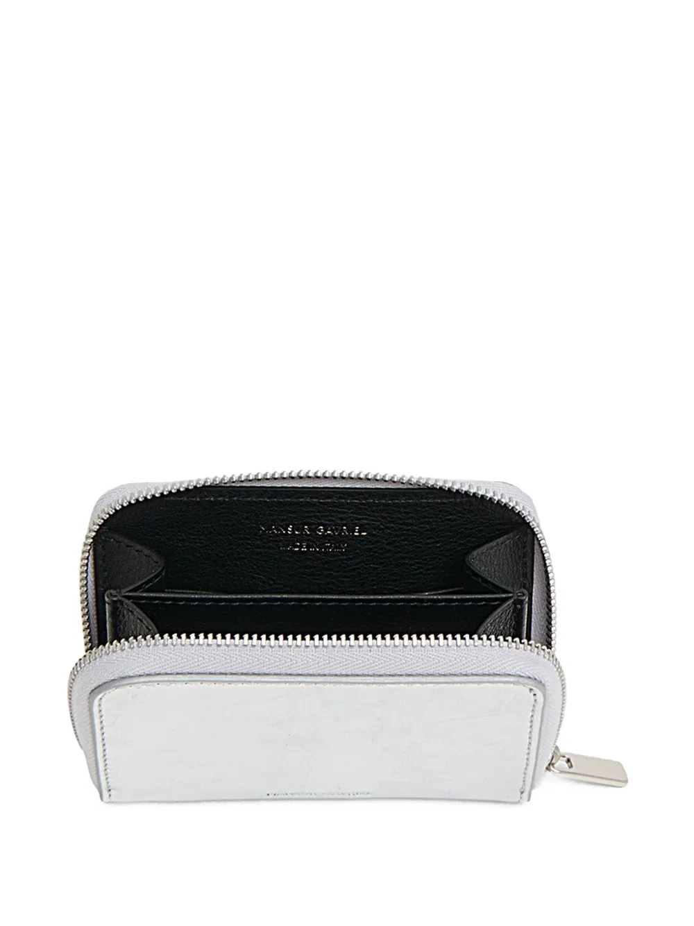 Mansur Gavriel Portemonnee met logo Zilver