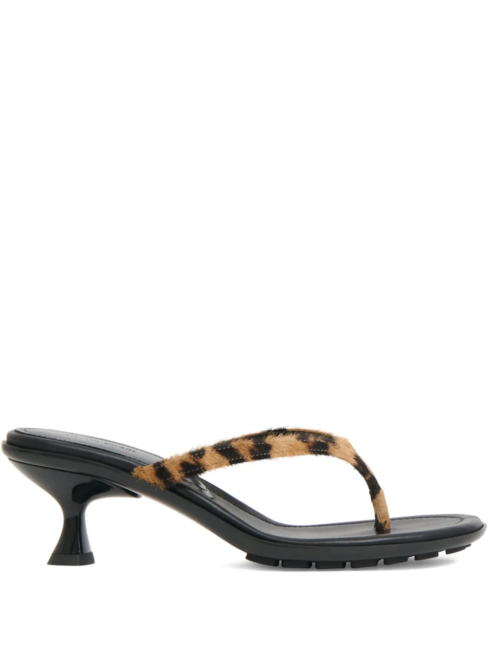 Mansur Gavriel 50mm Mari leopard-print sandals Brown