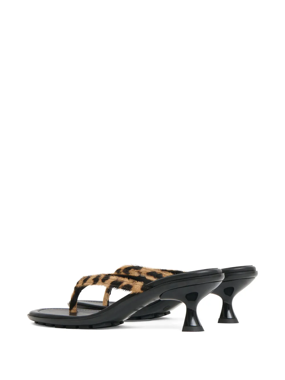 Mansur Gavriel 50mm Mari leopard-print sandals Brown