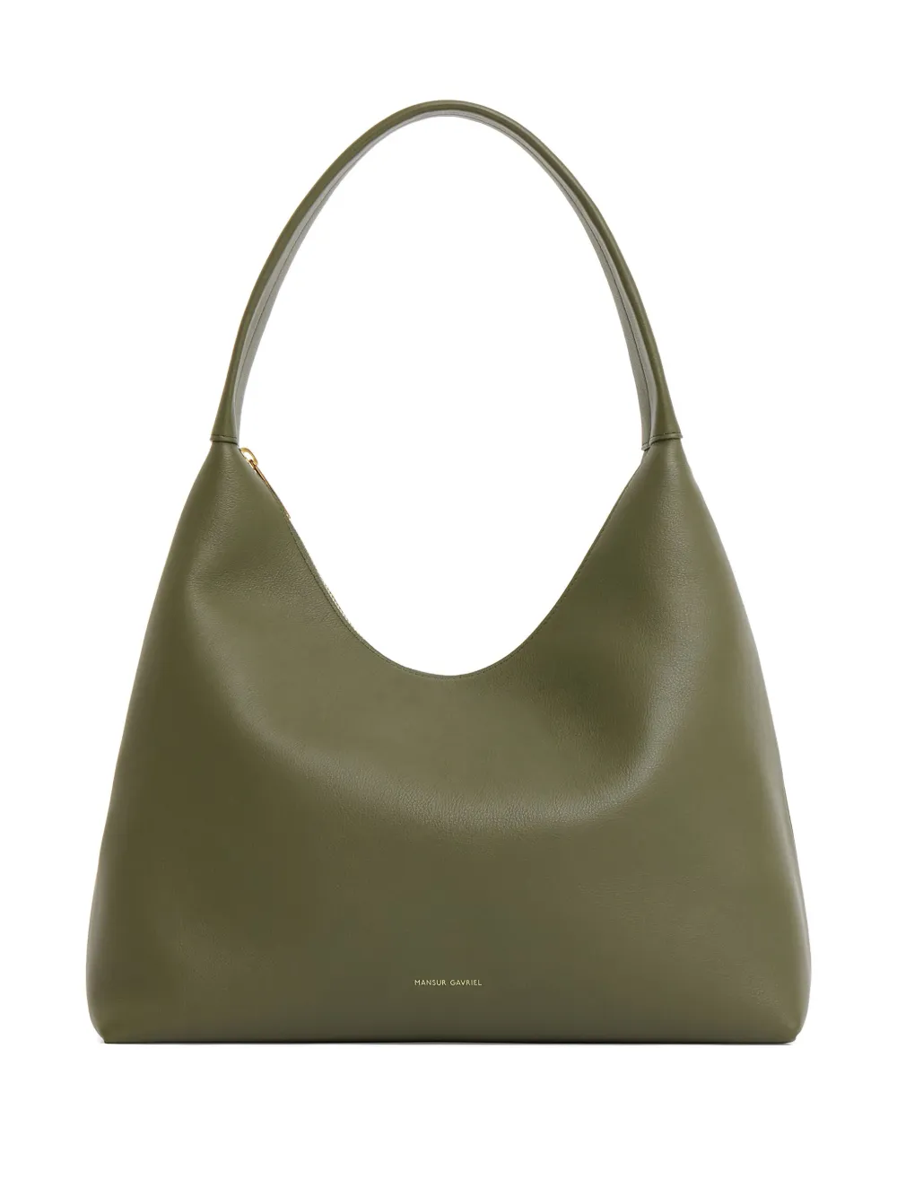 Mansur Gavriel Candy Hobo logo-print shoulder bag | Green | Image 1